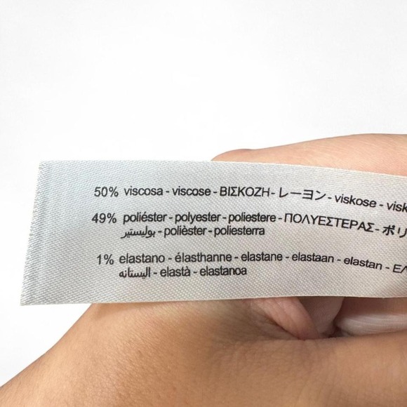 Zara Chocolate Brown Textured Cropped Button-Front Blouse Y2K Minimalist XS - Picture 5 of 5